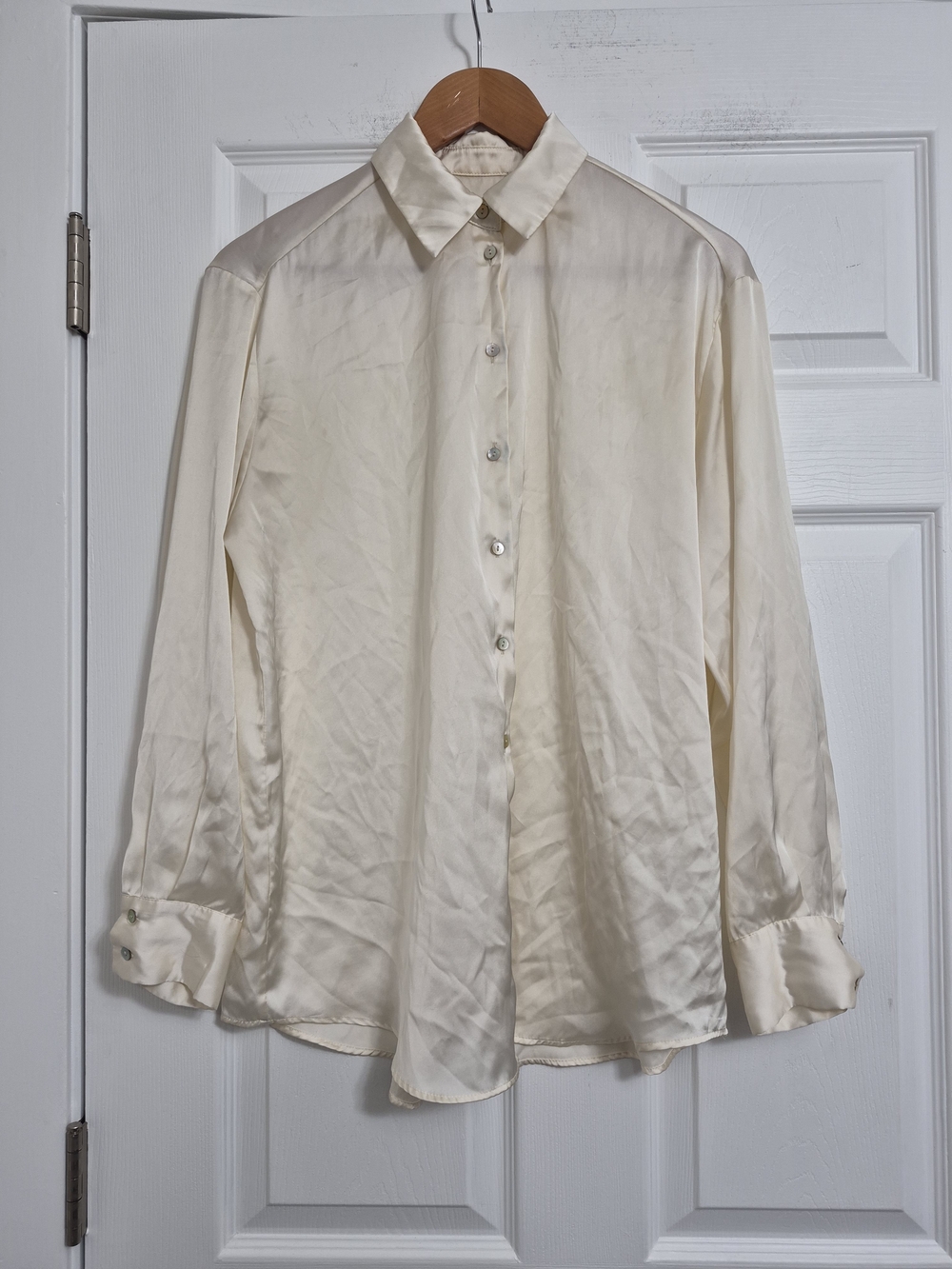 Cream Button Down Shirt